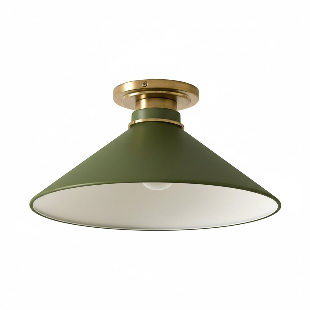 Grange Ceiling Light Metal&Glass