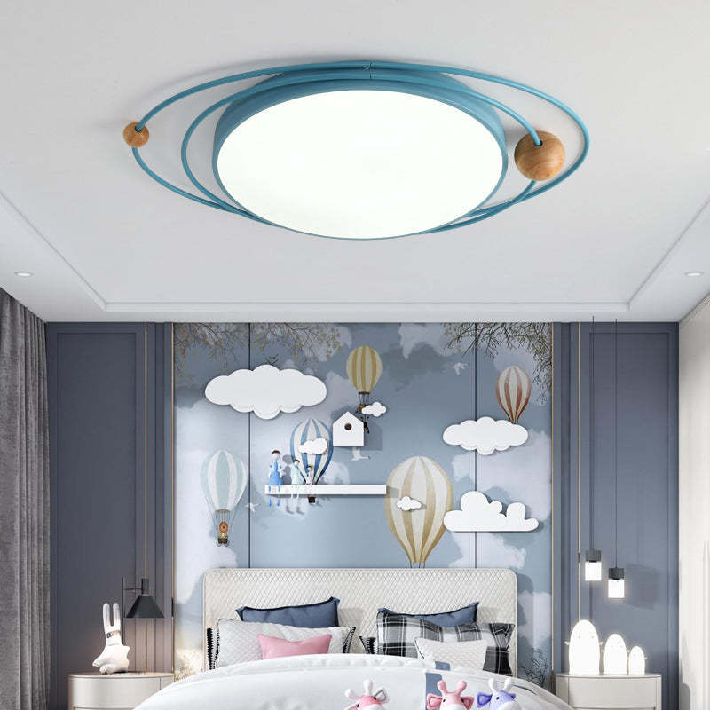 Arisha Modern Ceiling Light LED Wood Living Room - Letslighting