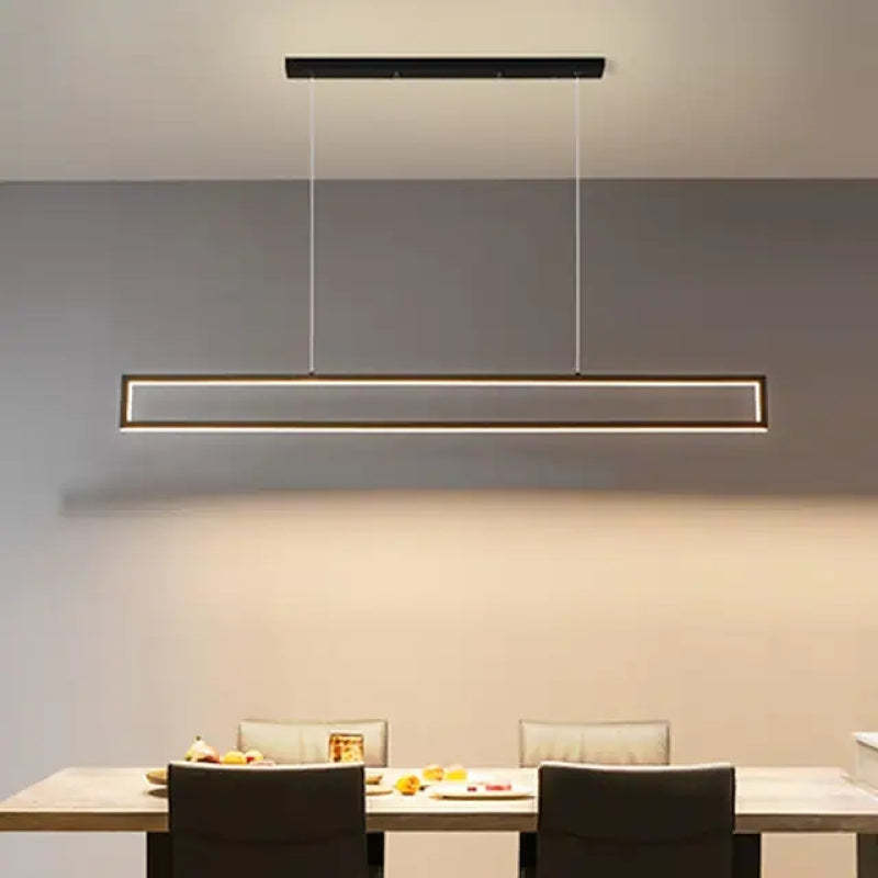 Arisha Modern Vertical Rectangular Pendant Light - Letslighting