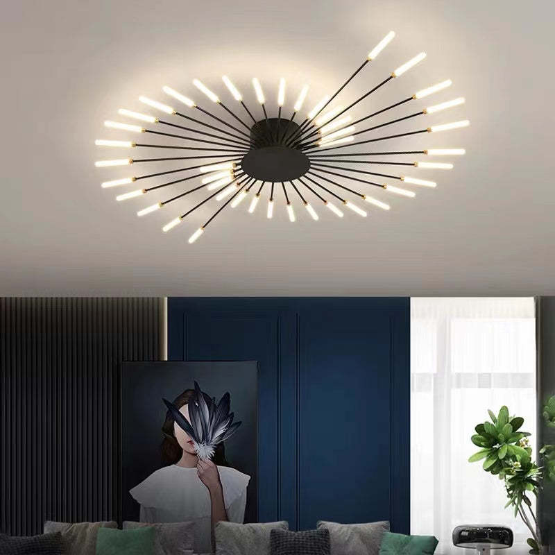 Arisha Fireworks Flush-Mount Ceiling Light Living Room - Letslighting