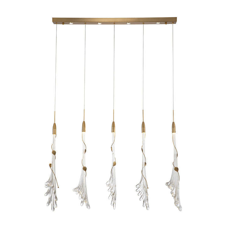 Arisha Elegant Flower /Glass Pendant Light, Bedroom - Letslighting