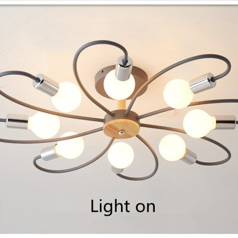 Arisha Elegant Glass Flush Mount Ceiling Light - Letslighting