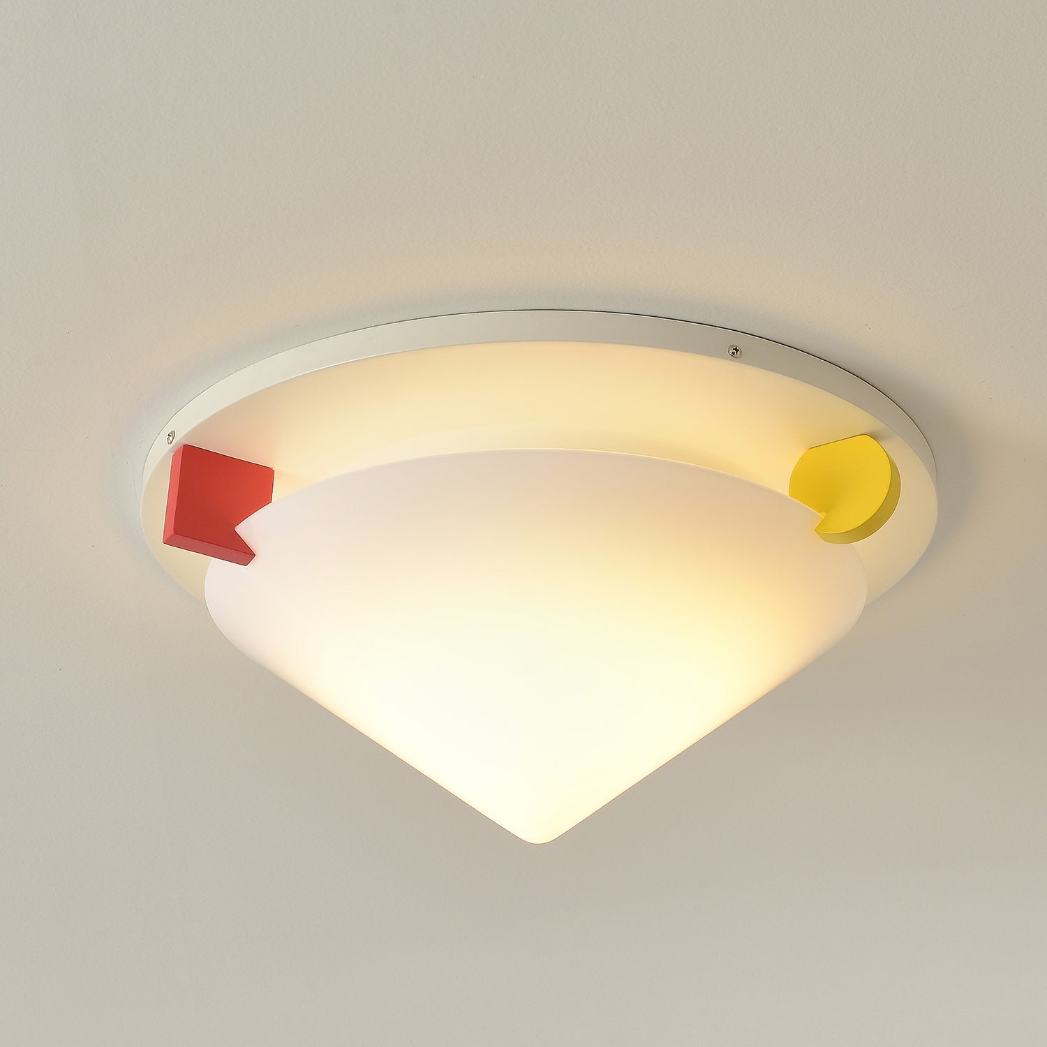Stoja Ceiling Lamp Geometric Color Blocks Minimalist - Letslighting