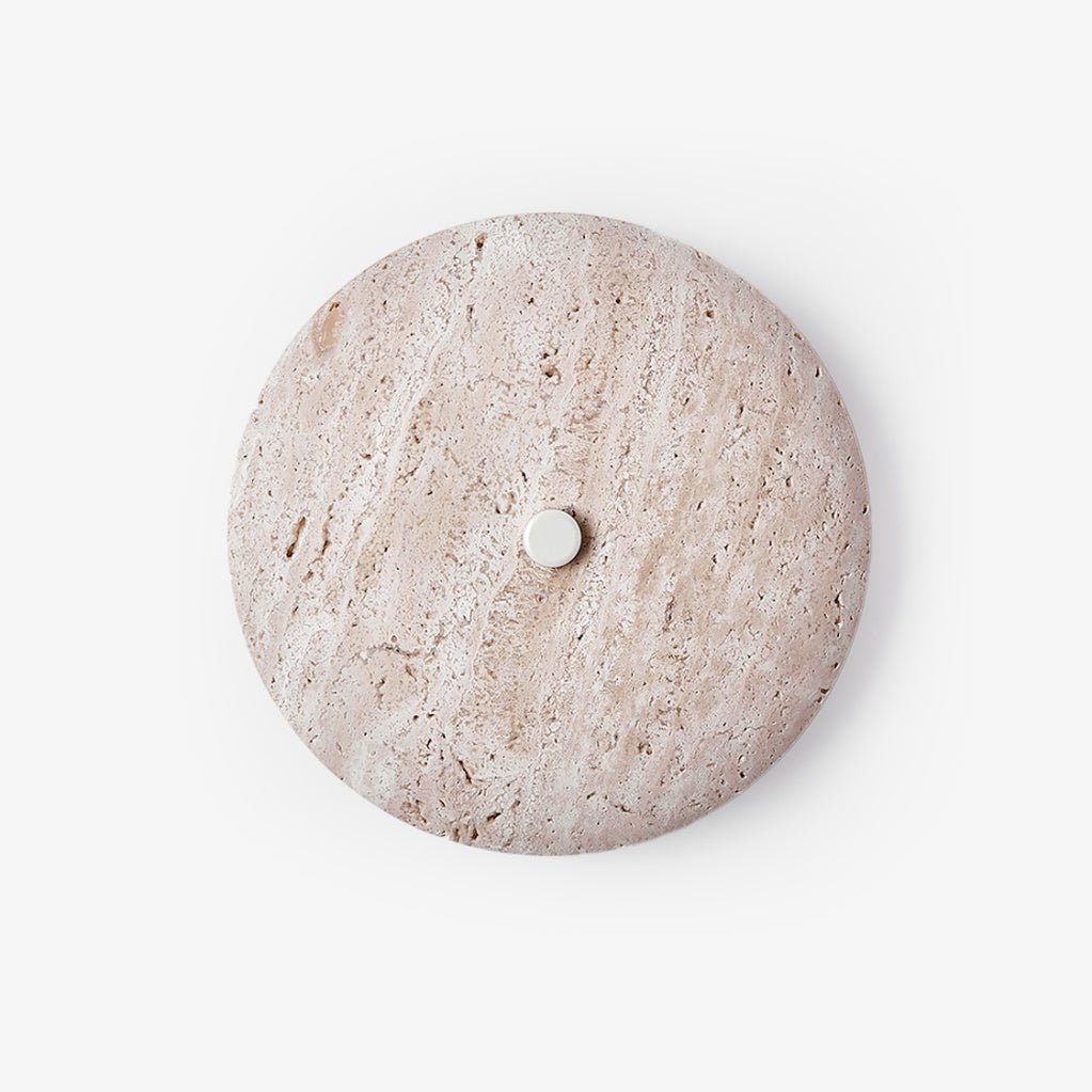 Mesa Minimalist Travertine Wall Light