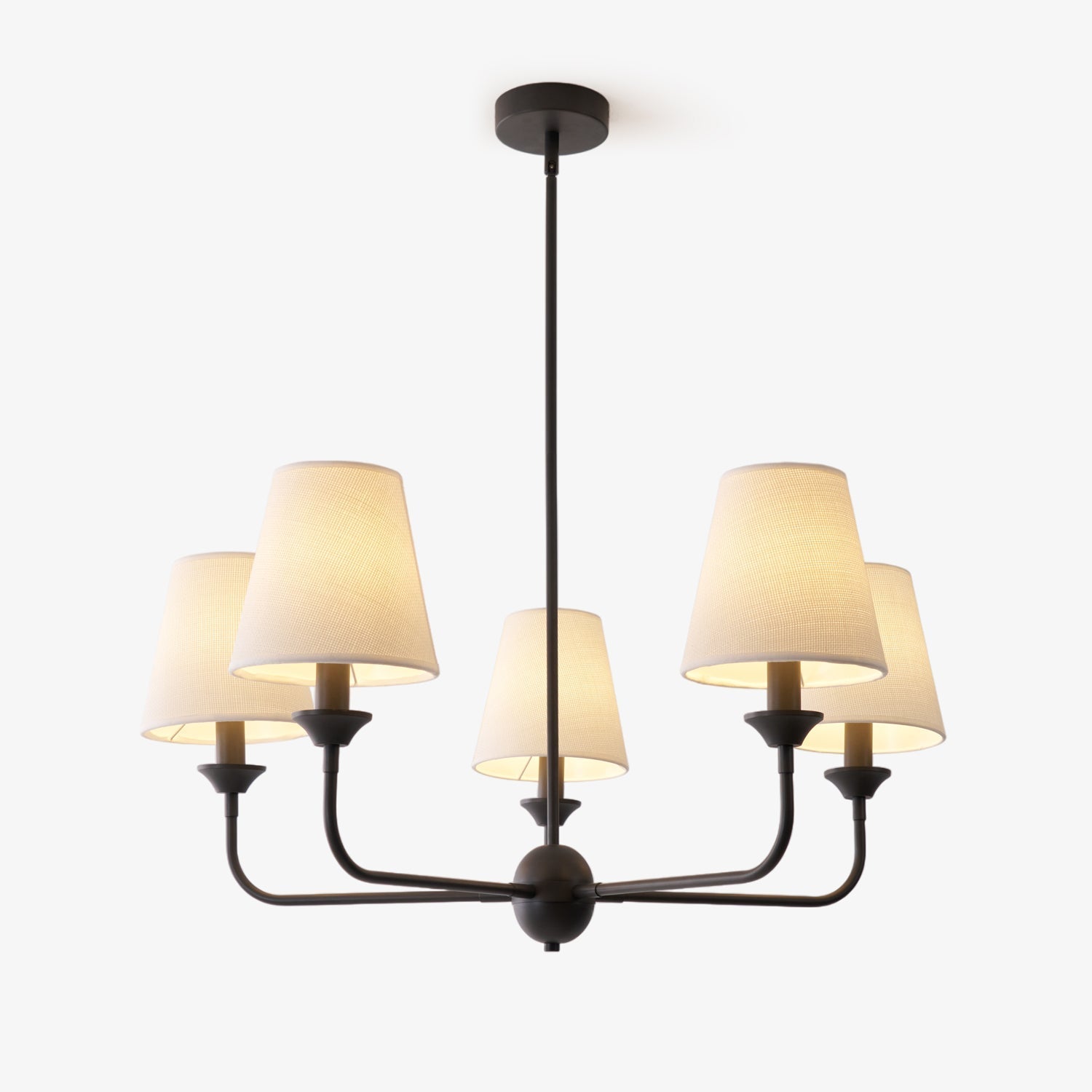 Zesorel Vintage Industrial Fabric Chandelier - Letslighting