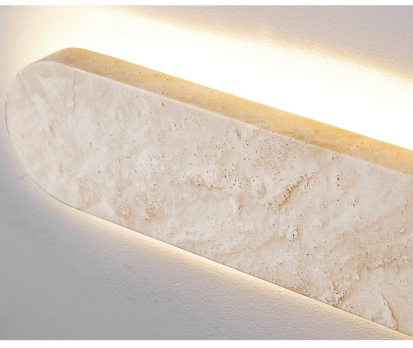 Lior Minimalist Travertine Wall Light