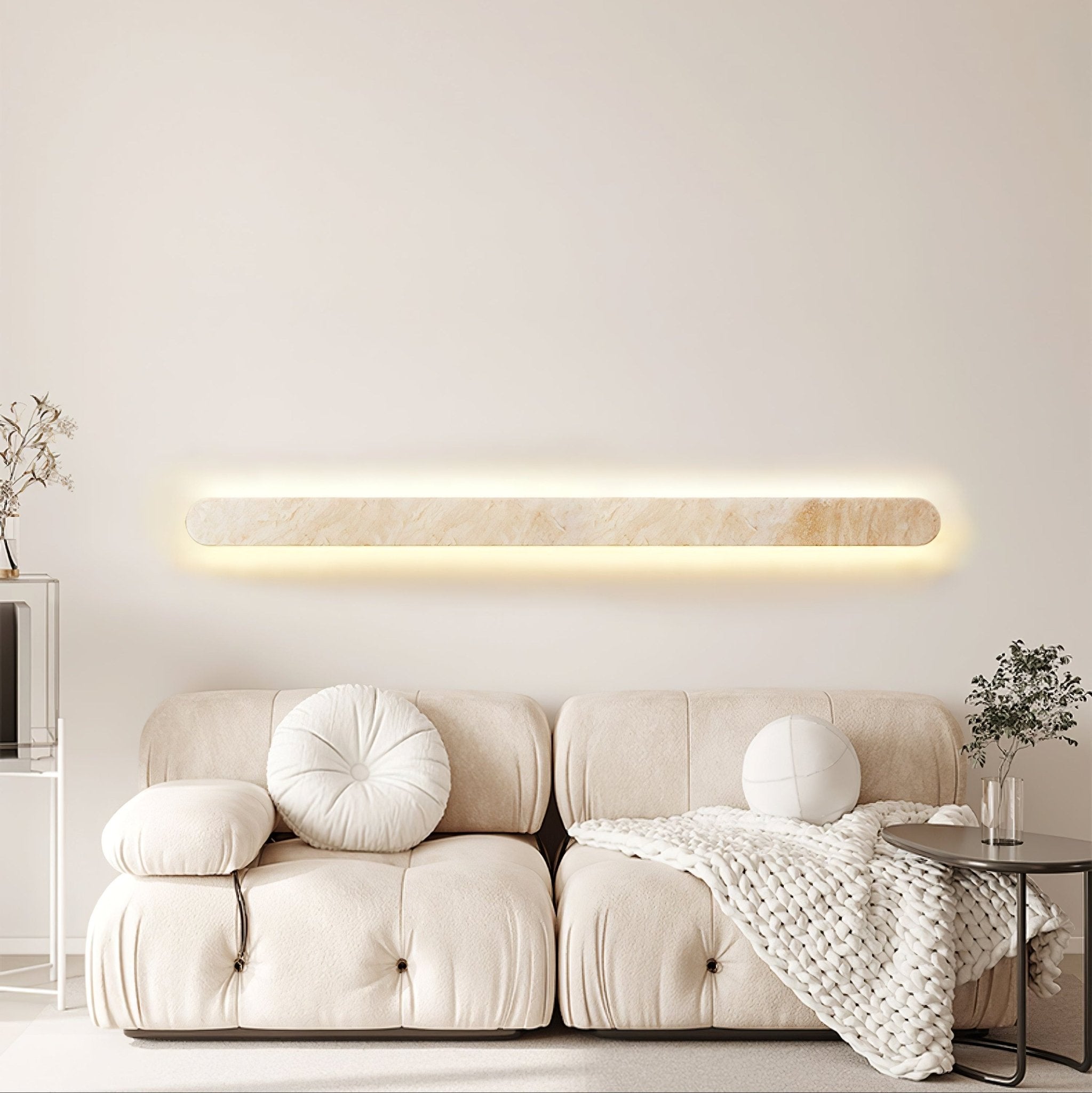 Elraee Travertine Wall Light