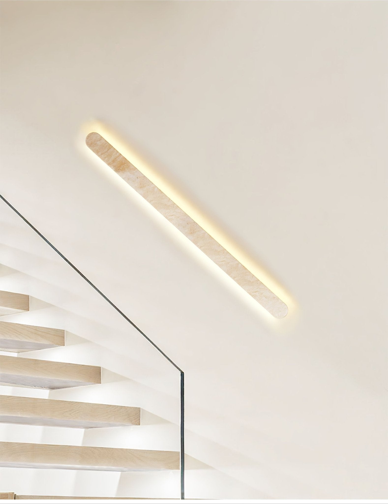 Lior Minimalist Travertine Wall Light
