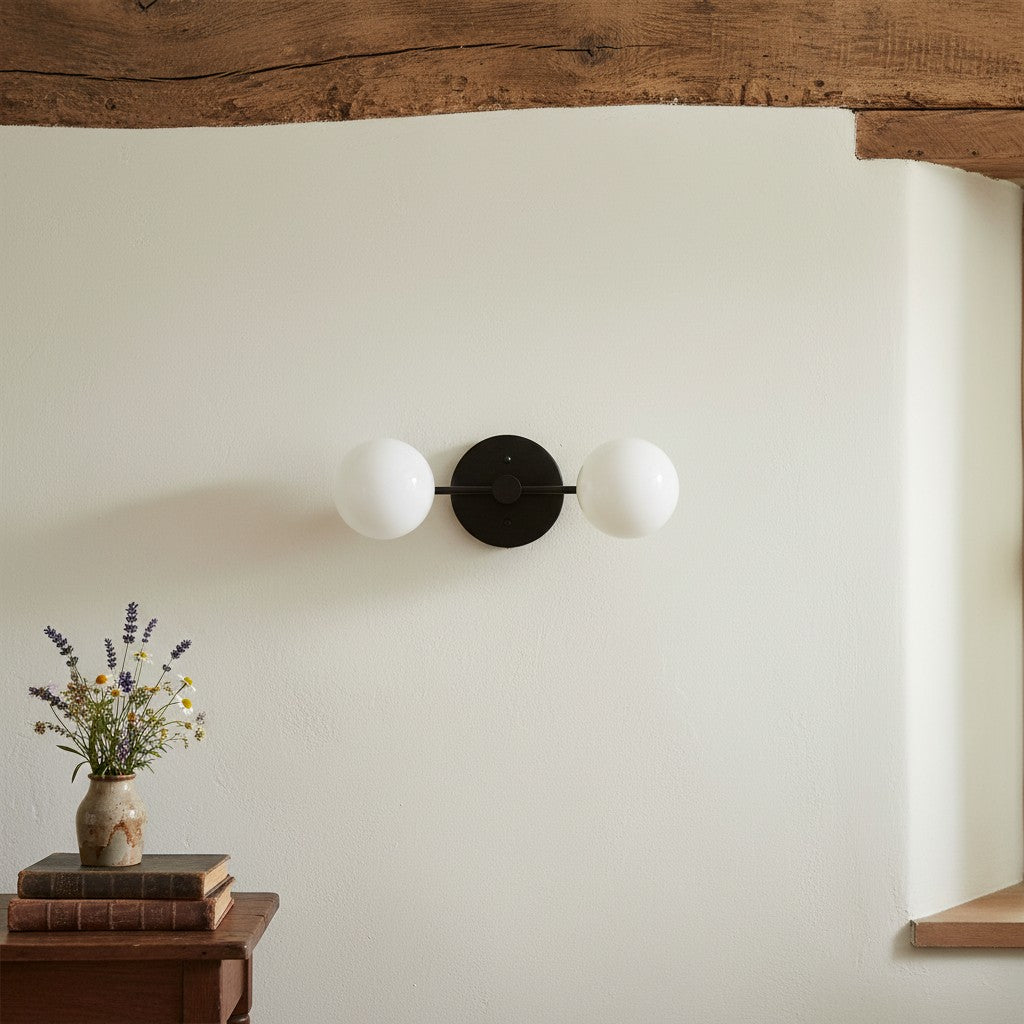 Pearl Modern Brass Wall Sconce for Bathroom