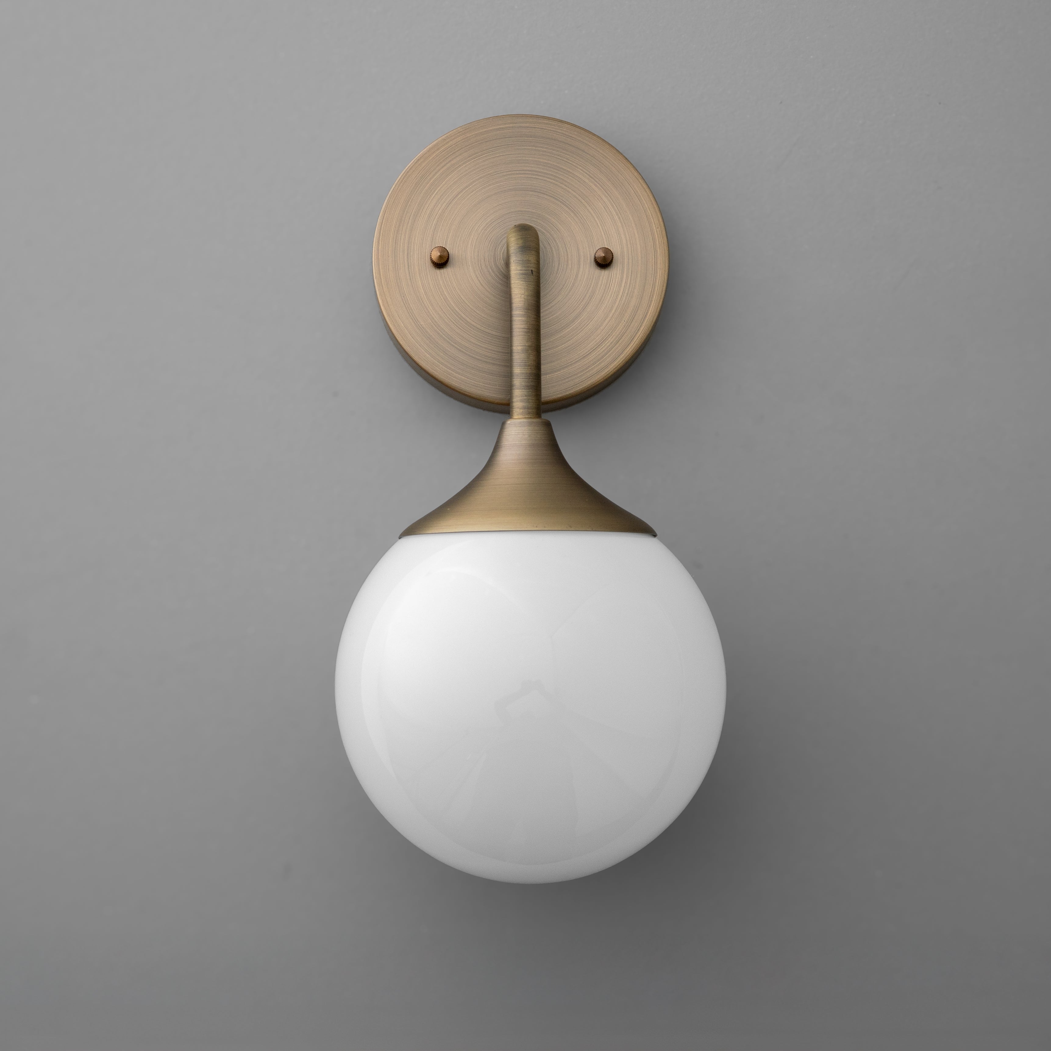 Pearl Glass Wall Sconce Contemporary Hallways