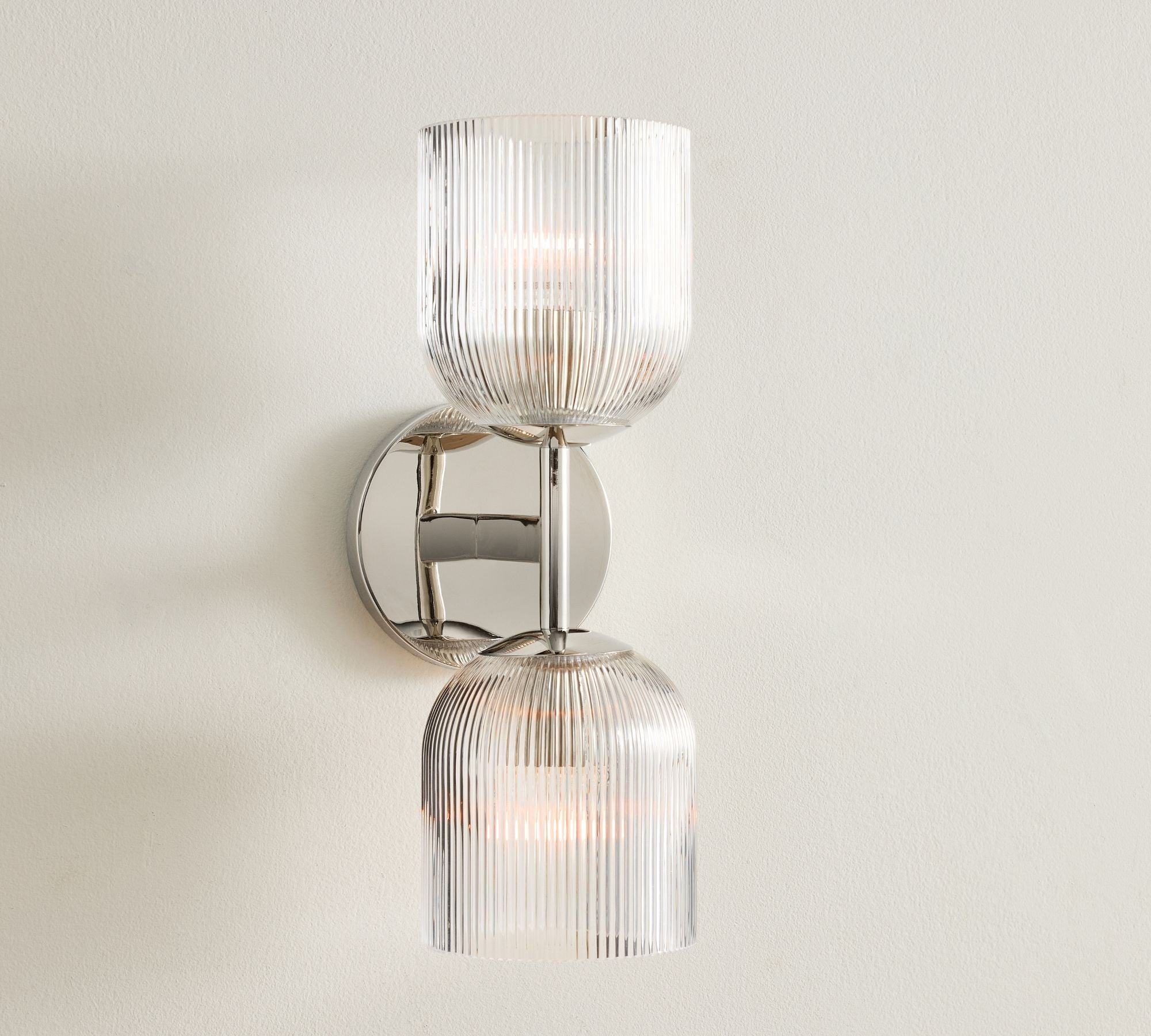 Haze Glass Metal Wall Light