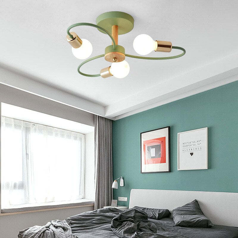 Arisha Elegant Glass Flush Mount Ceiling Light - Letslighting