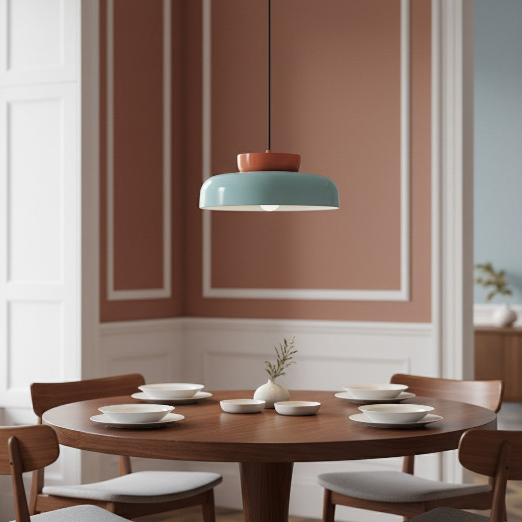 Hues Ceramic Bowl Pendant Light