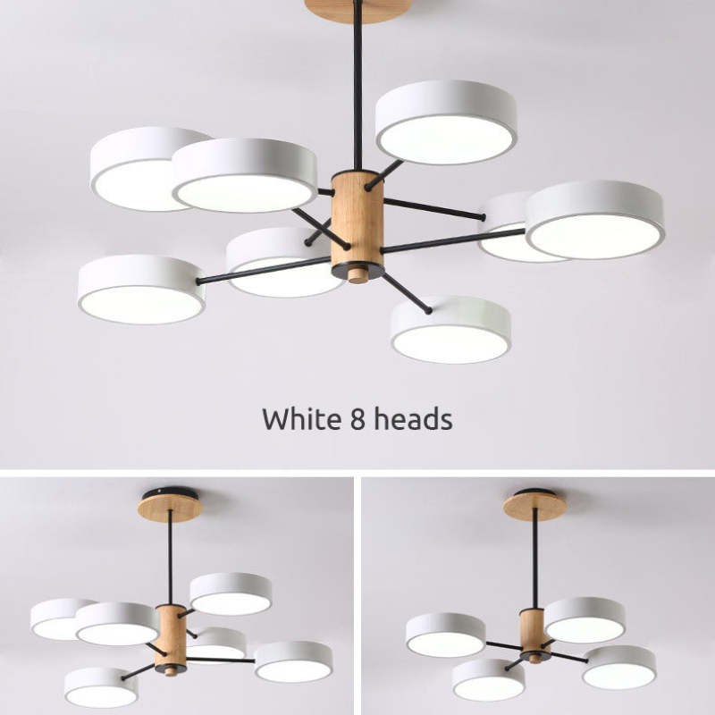 Arisha Art Deco Pendant Light Wood - Letslighting