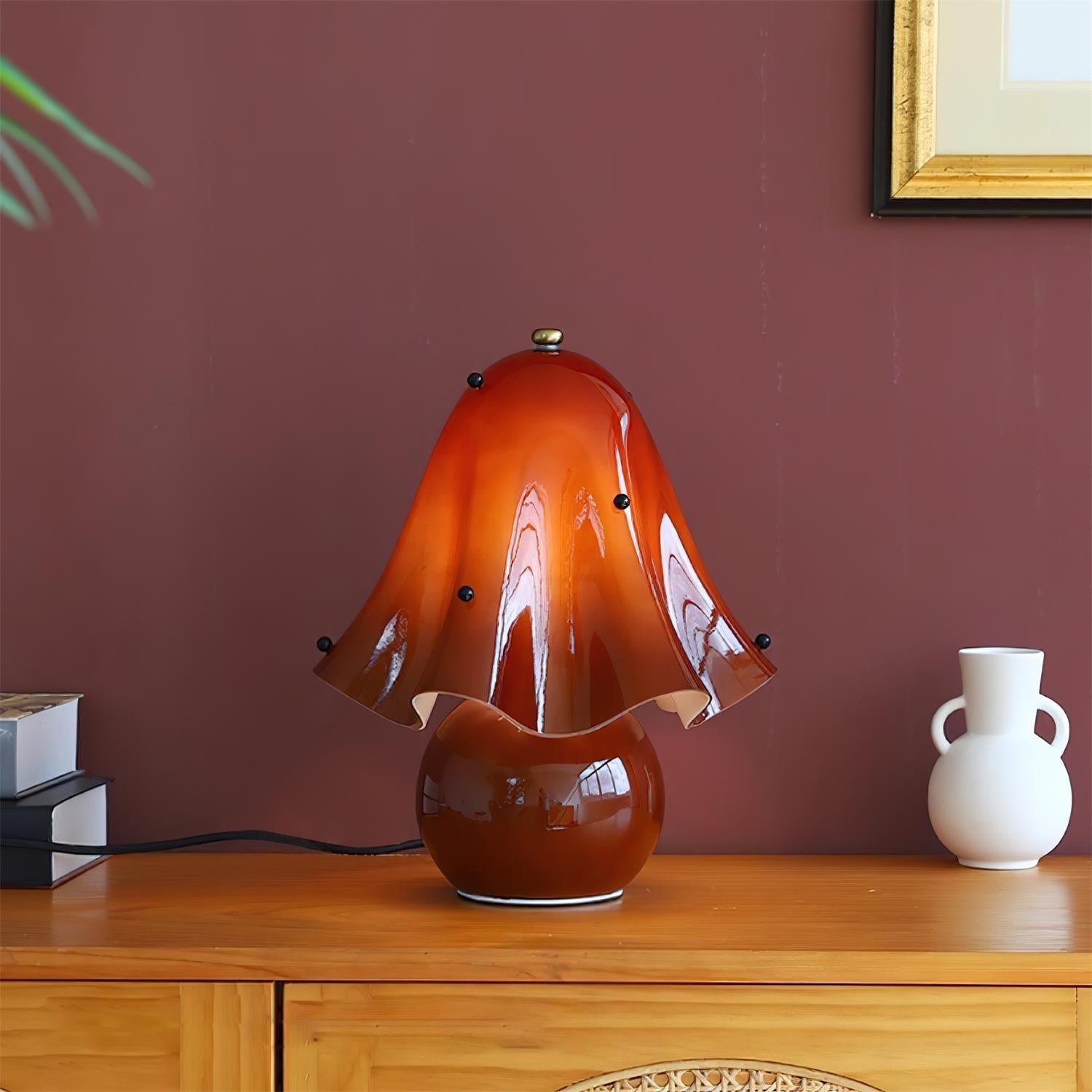 Musa Table Lamp Sculptural Bell Flower Bedroom