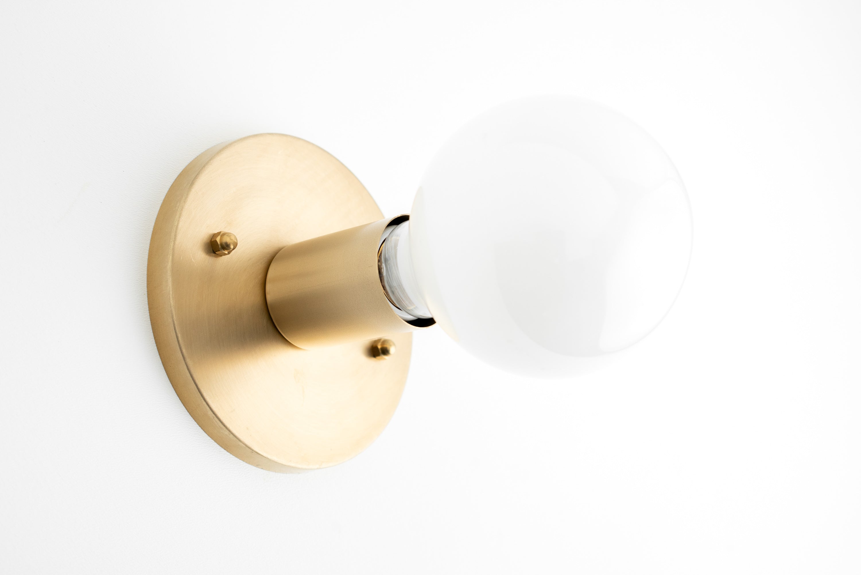 Pearl Glass Minimalist Wall Sconce Any Room