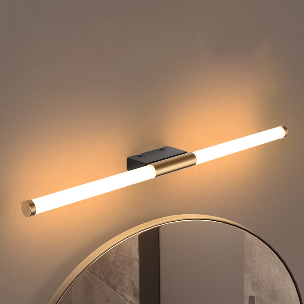 Leigh Modern Linear Copper Mirror Front Wall Lamp