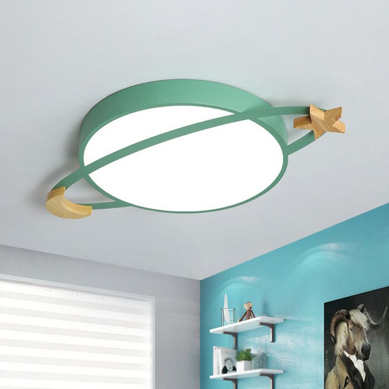 Valentina Modern Acrylic Round Flush Mount Ceiling Light