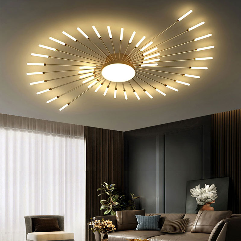 Arisha Modern Home Decoration Fireworks LED Ceiling Light - Letslighting