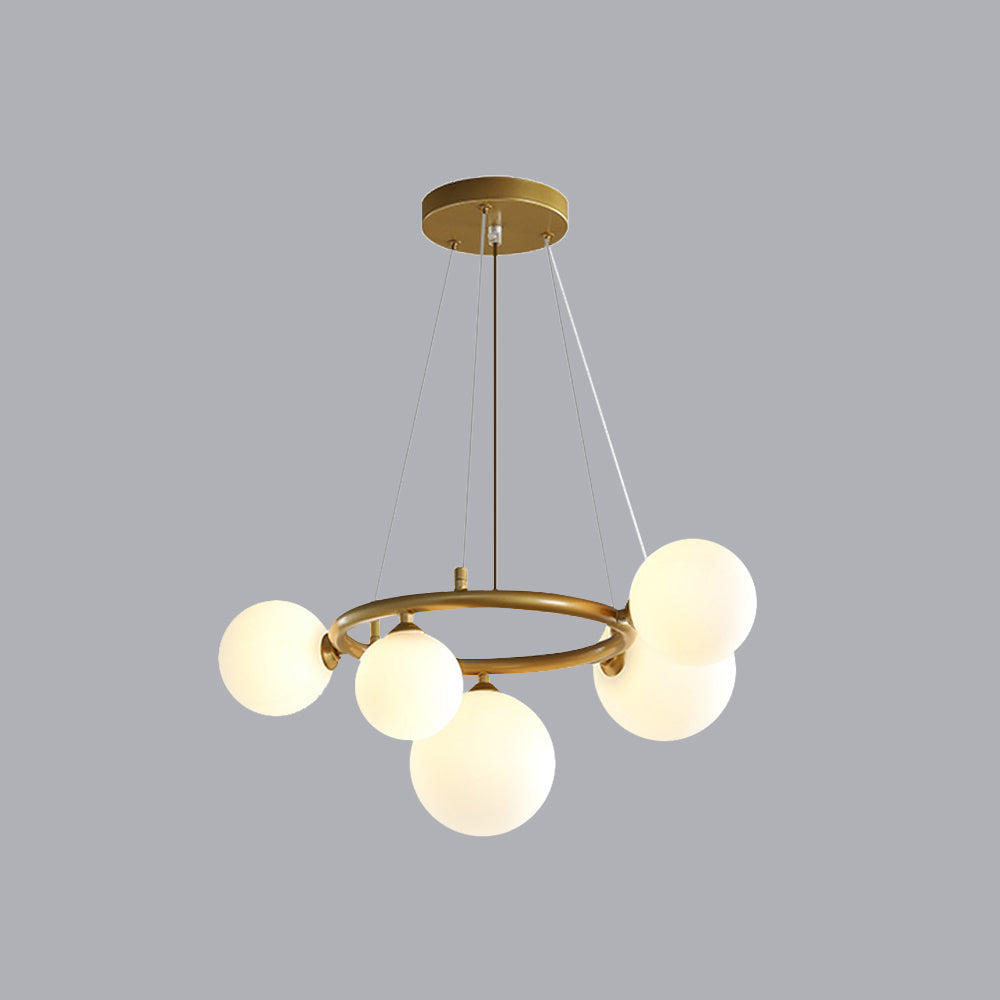 Valentina Modern Designe Wave Metal Glass Pendant Light