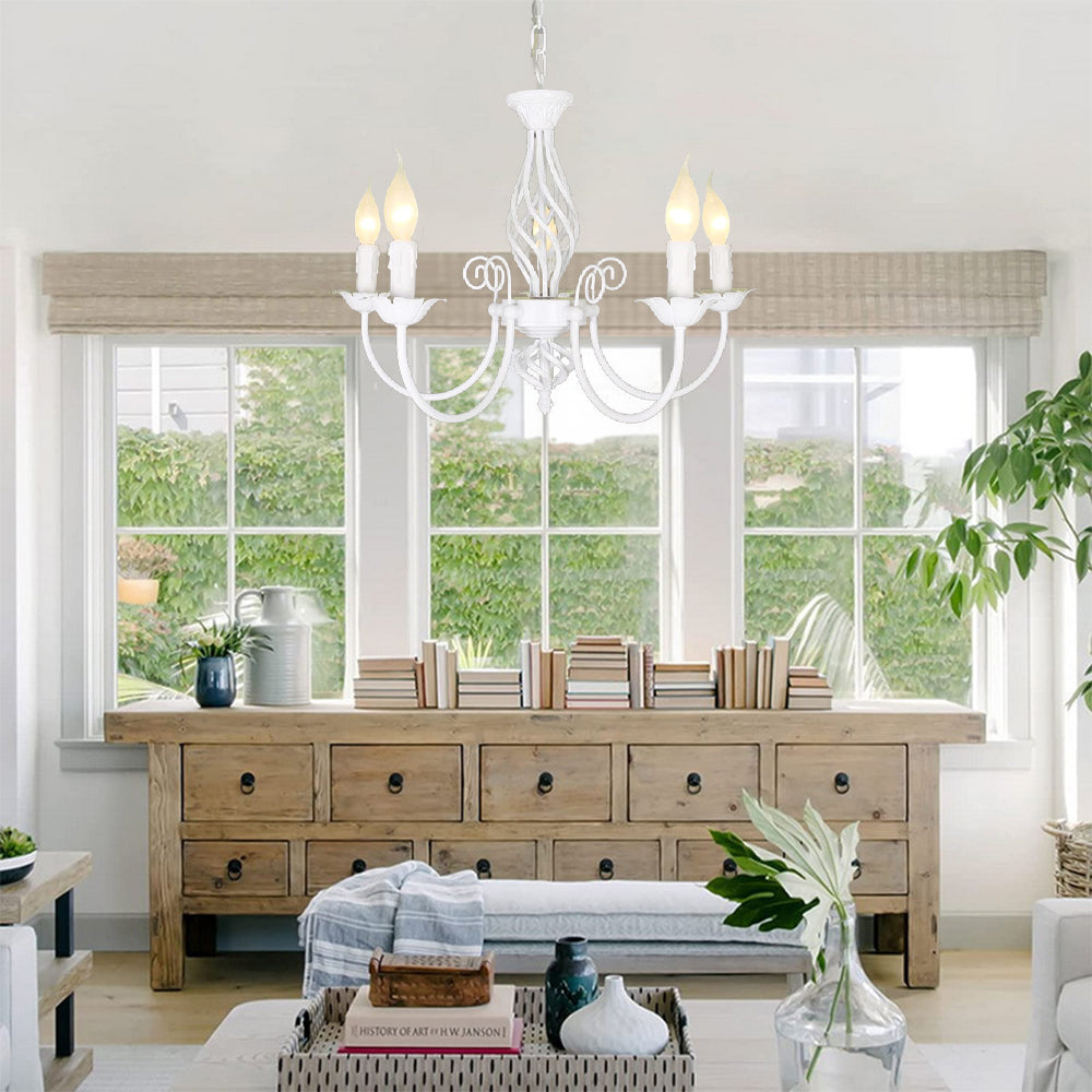 Silva Pendant Light Candle Retro Metal Glass Restaurant