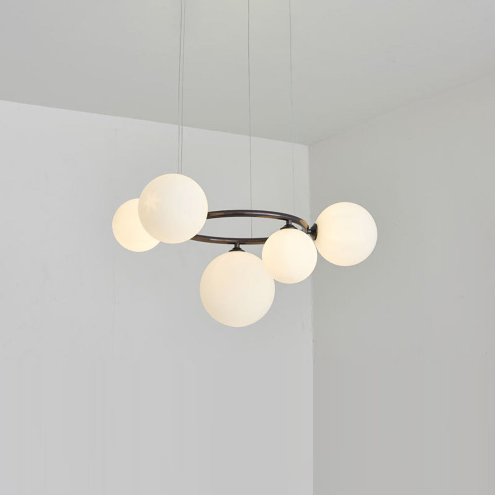 Valentina Modern Designe Wave Metal Glass Pendant Light