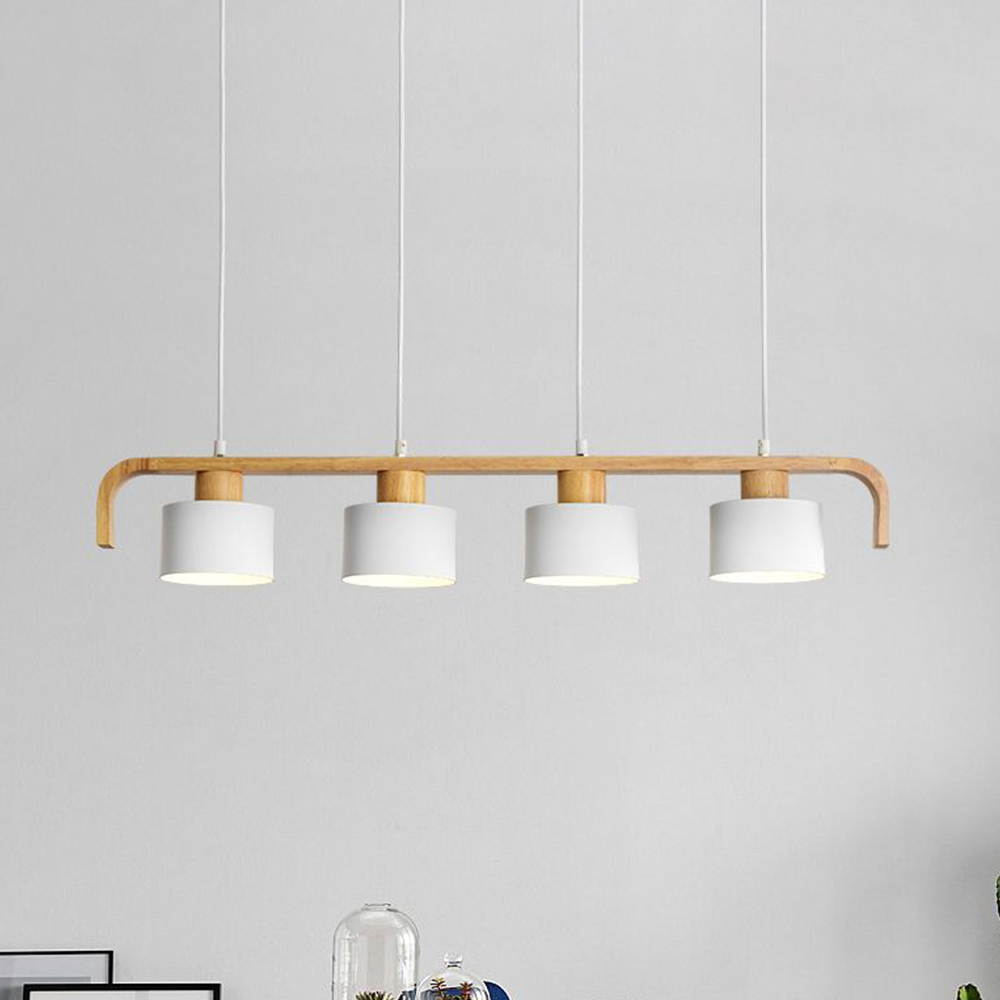 Valentina Pendant Light Cylinder Nordic Bamboo Bedroom
