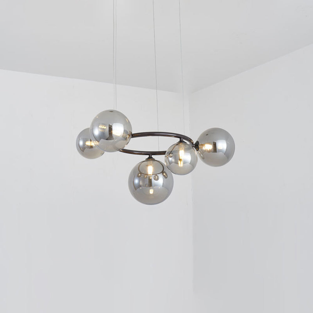 Valentina Modern Designe Wave Metal Glass Pendant Light