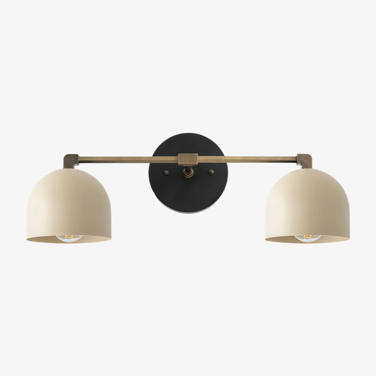 Chroma Dome Brass Wall Sconce Modern Bathroom