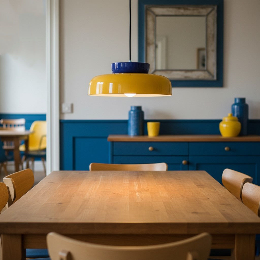 Hues Ceramic Bowl Pendant Light