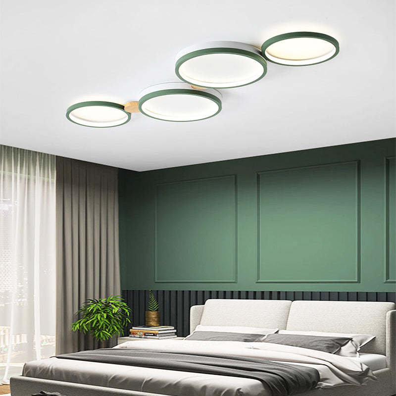 Arisha Round Flush Mount Ceiling Light Bedroom - Letslighting
