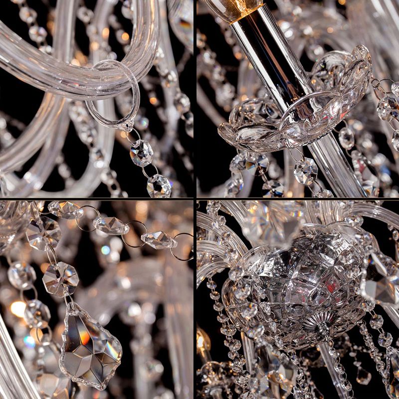 Silva Luxury Candlestick Crystal Chandelier - Letslighting