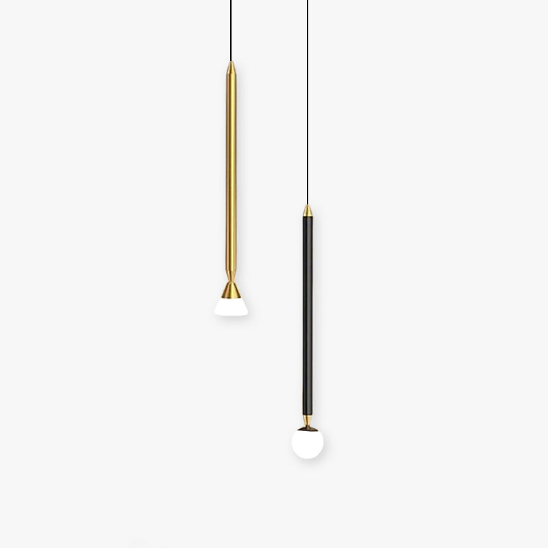Arisha Linear Metal Pendant Light Living Room / Bedroom - Letslighting