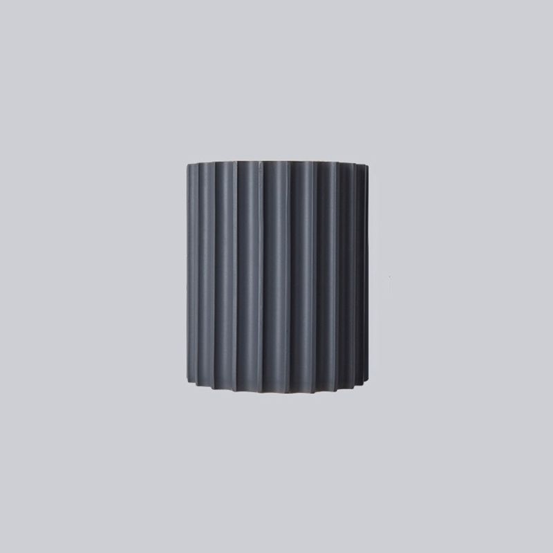 Ray Postmodern Semi-cylindrical Resin Wall Lamp