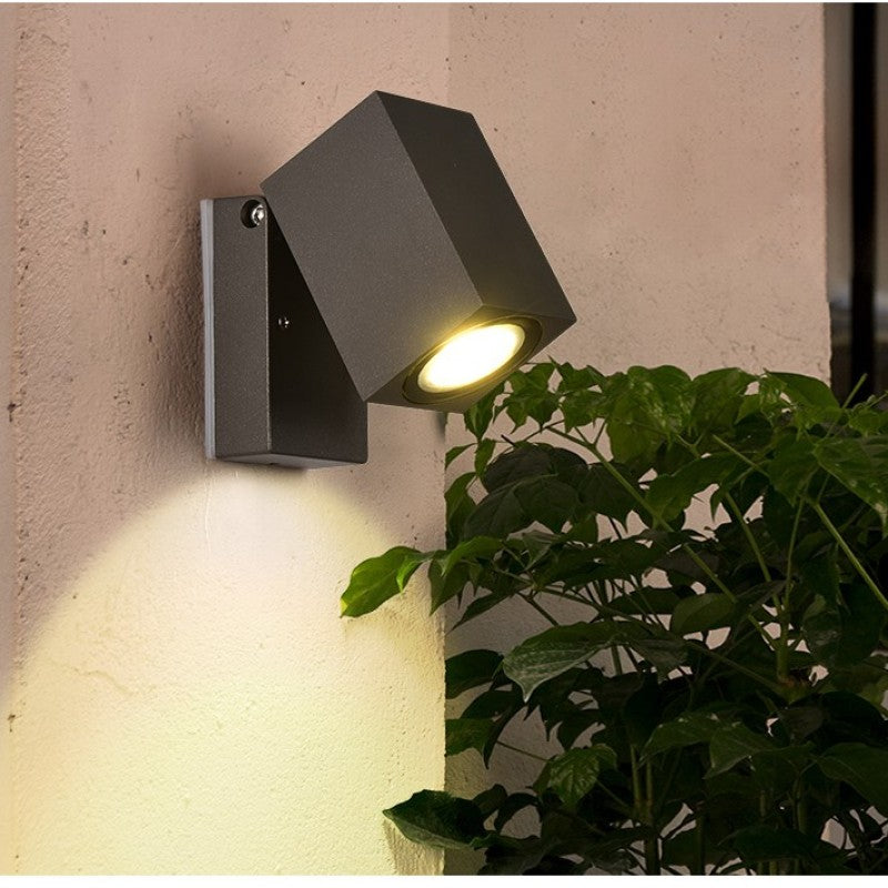 Ray Modern Outdoor Rotatable Spotlight Wall Lamp - Letslighting