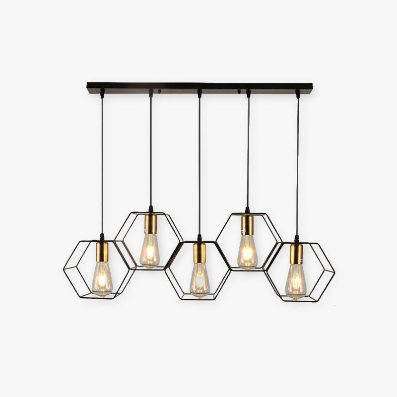 Epoch Rustic 3/5 Light Pendant - Letslighting