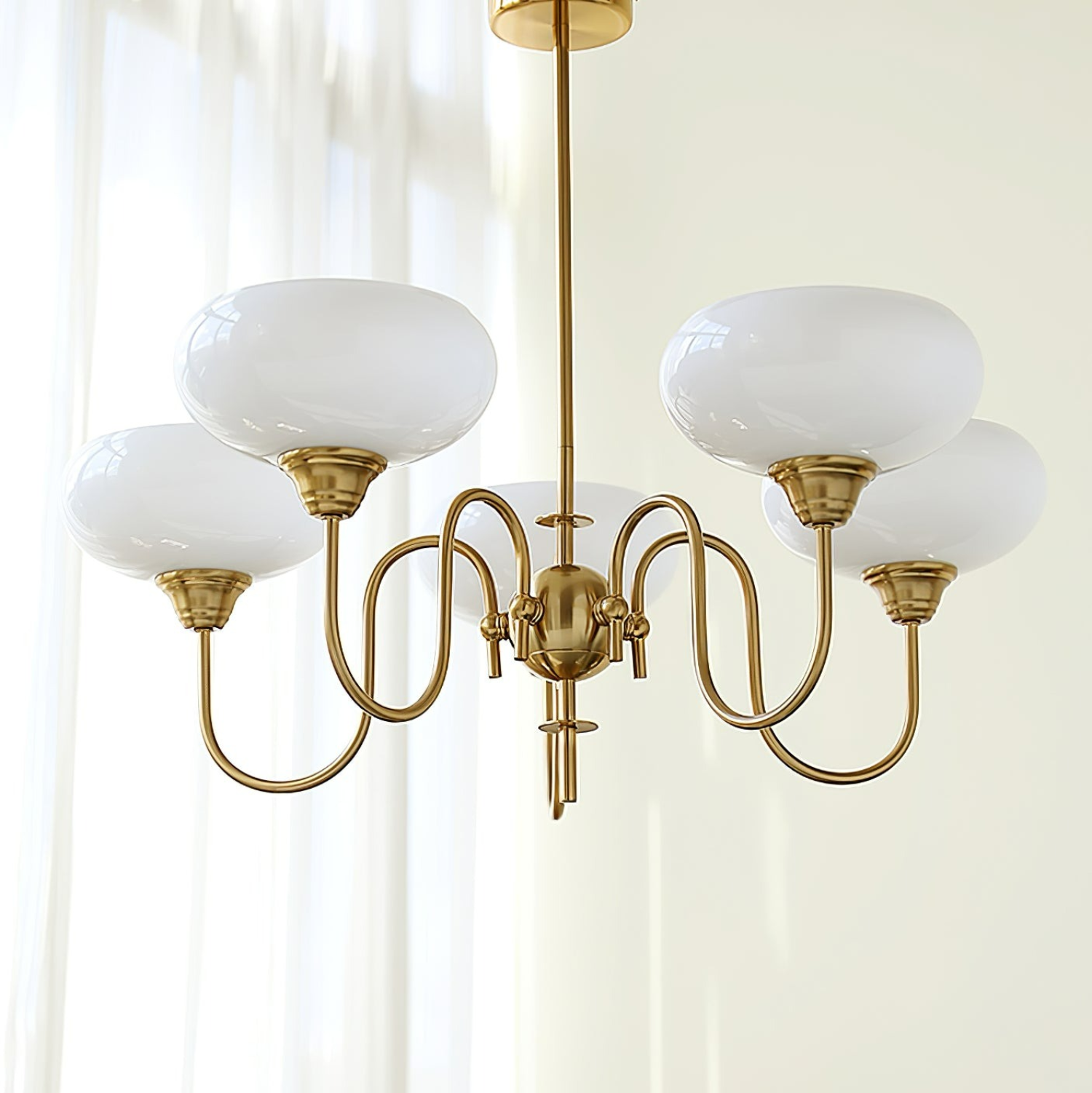 Valentina Modern Kitchen Island Bubble Globe Glass Chandelier - Letslighting