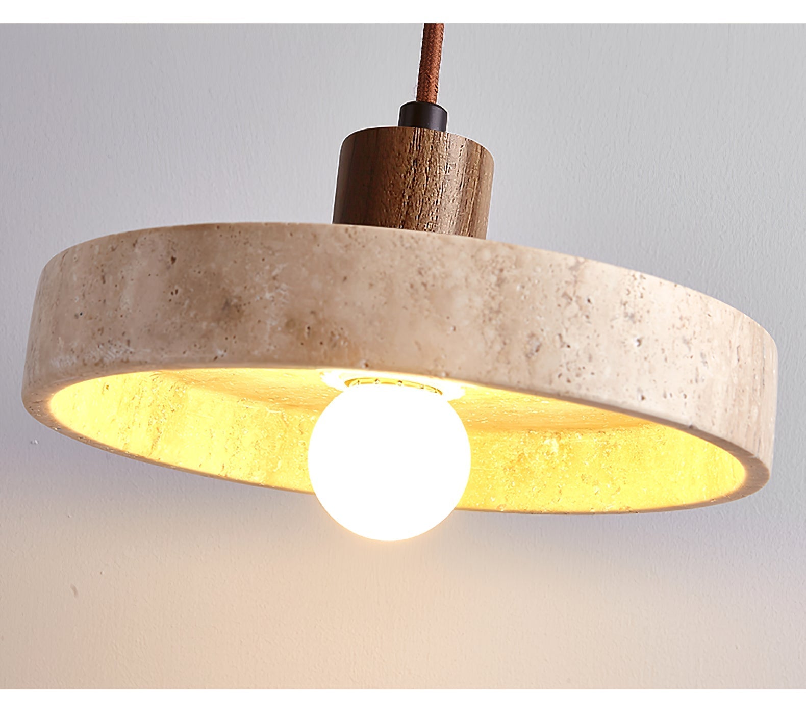 Evvynor Travertine Pendant Light - Letslighting