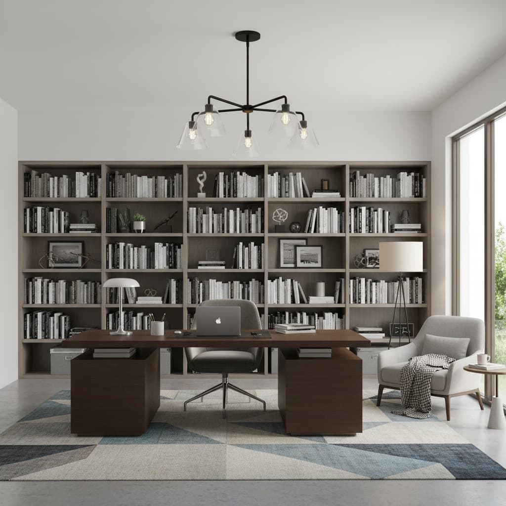 Cone Sculptural 5-Light Chandelier Dining