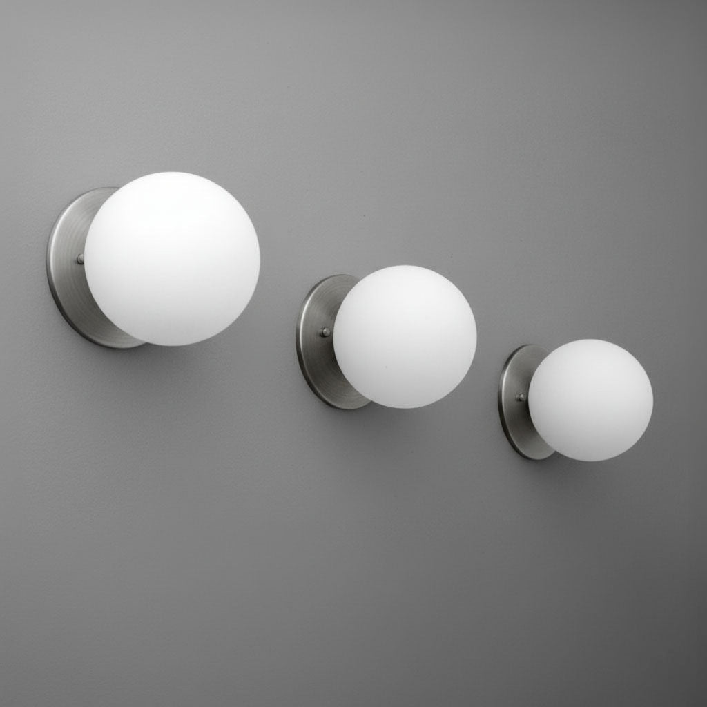Pearl Wall Lamp Brass&Glass