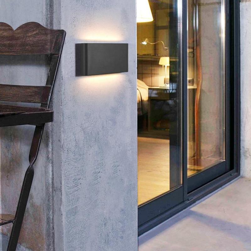 Ray Modern Rectagulart Metal Outdoor Wall Lamp