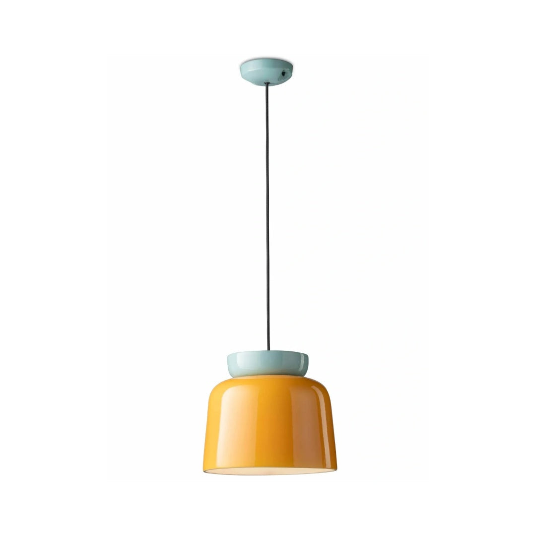 Hues Ceramic Bowl Pendant Light