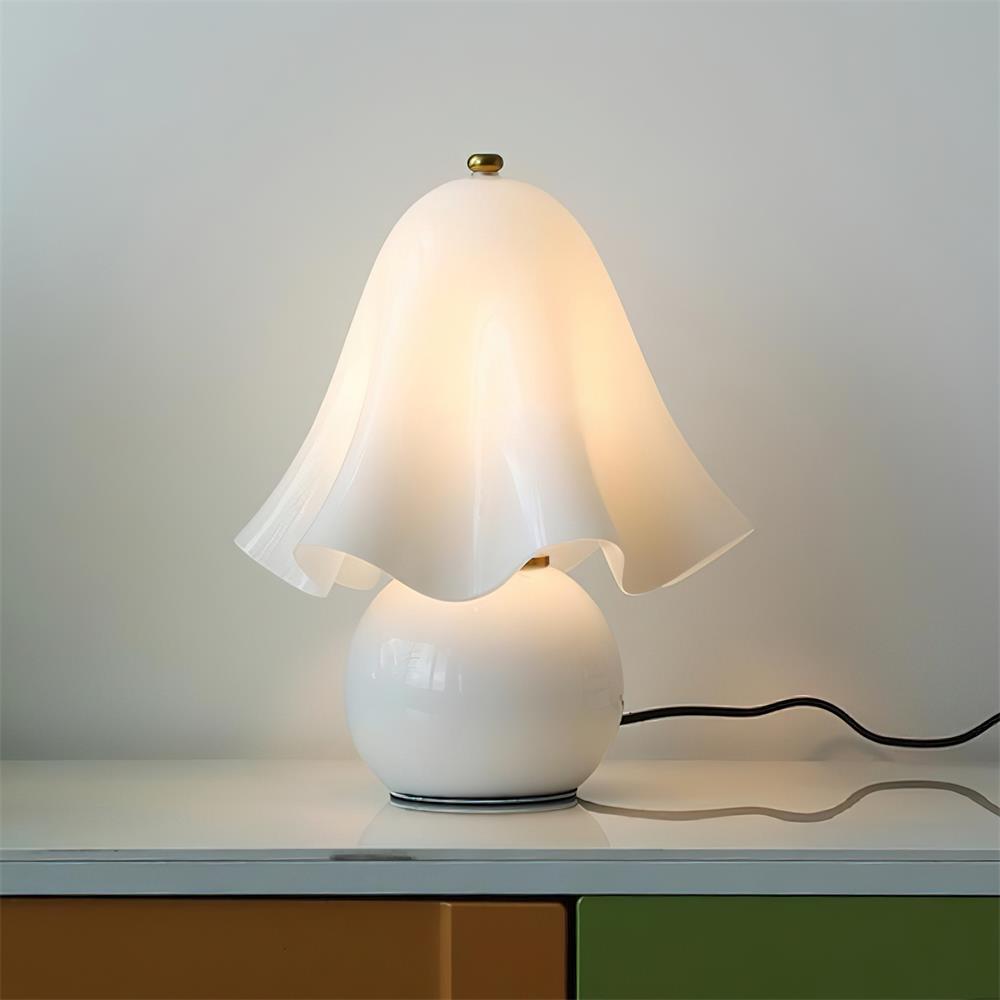 Musa Table Lamp Sculptural Bell Flower Bedroom