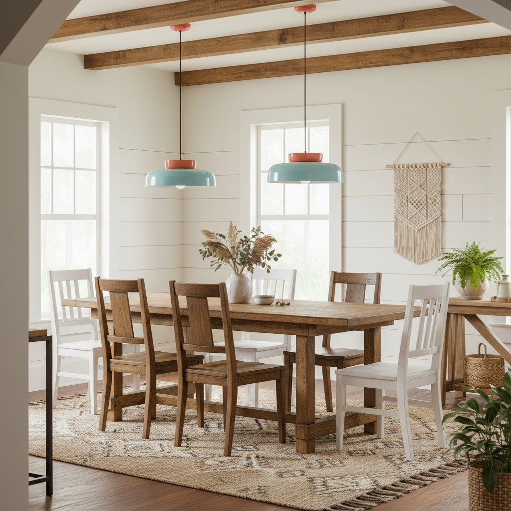 Hues Ceramic Bowl Pendant Light