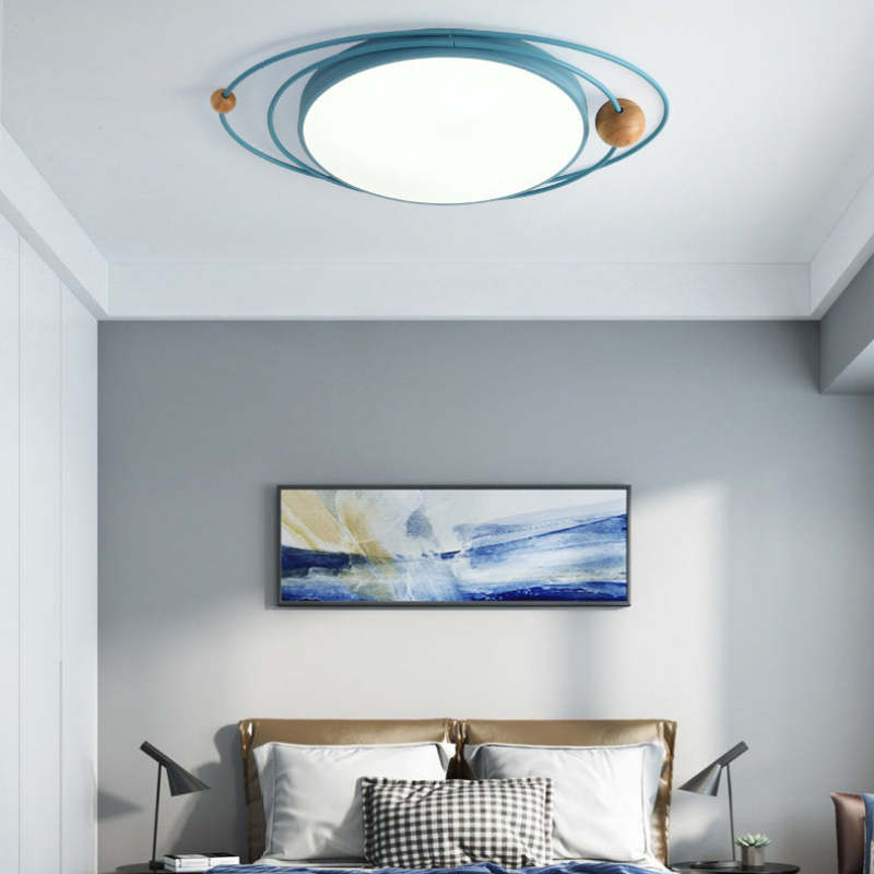 Arisha Modern Ceiling Light LED Wood Living Room - Letslighting