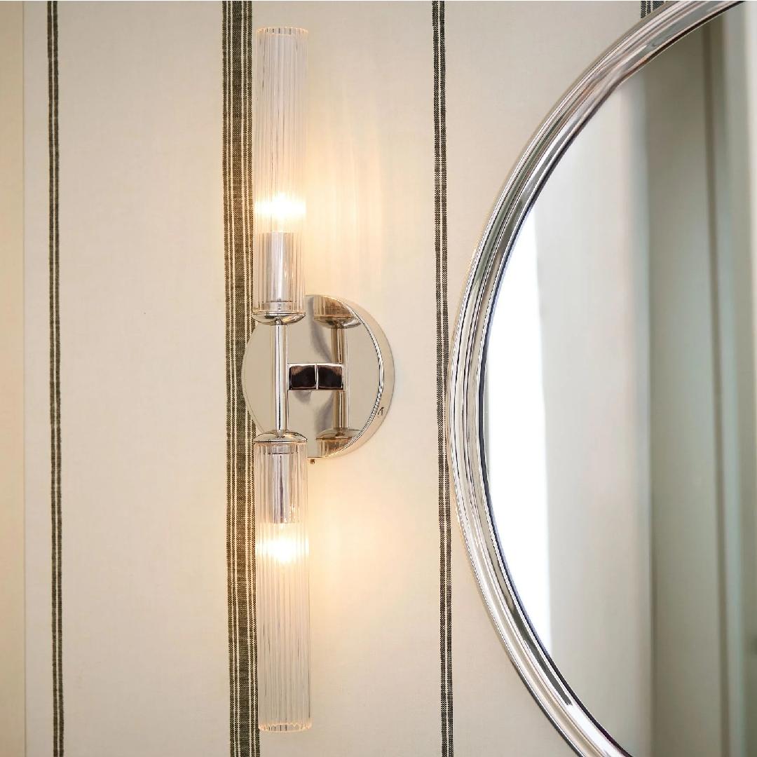 Haze 1 Head Glass Wall Sconce
