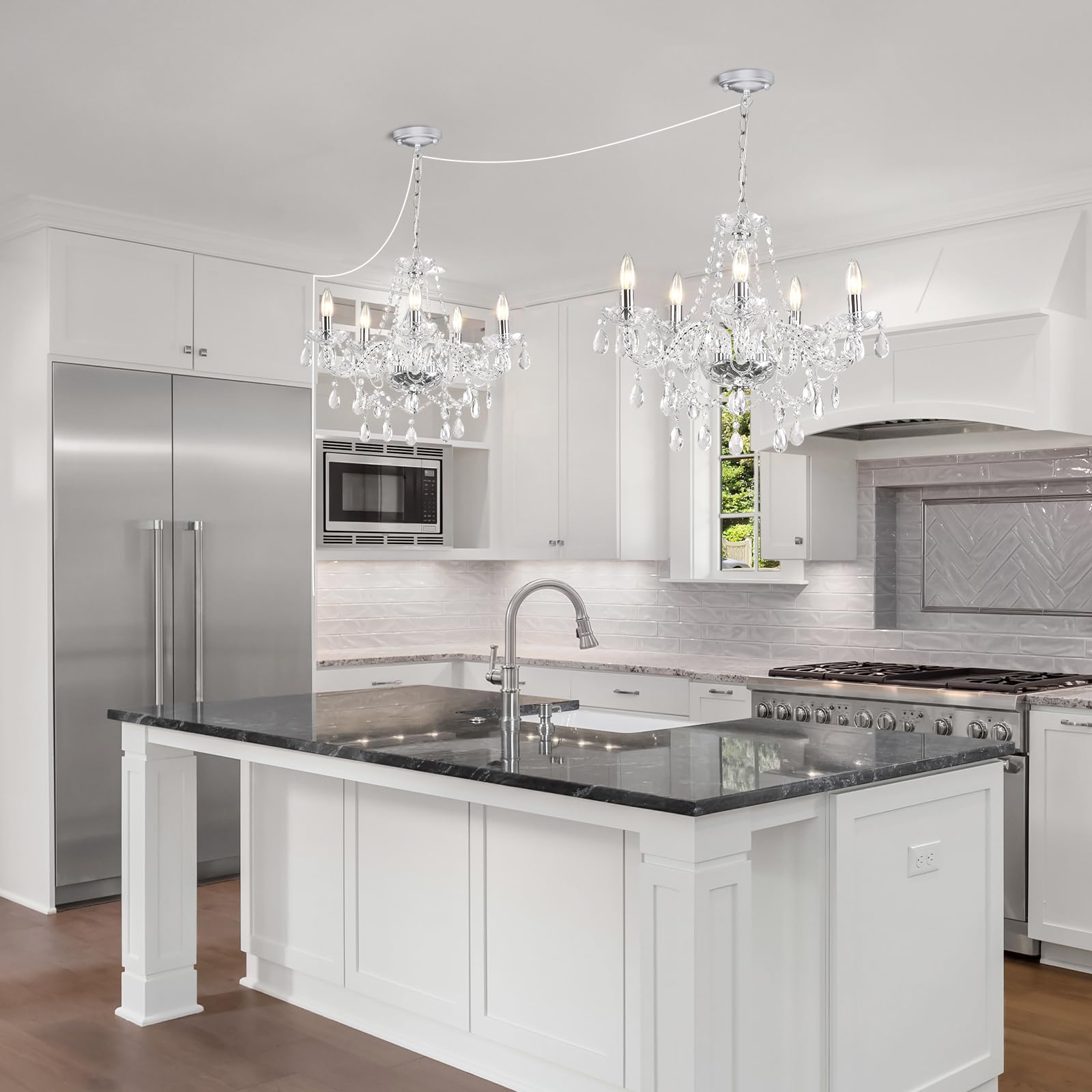 Silva French Crystal Chandelier Living Room Dining Room - Letslighting