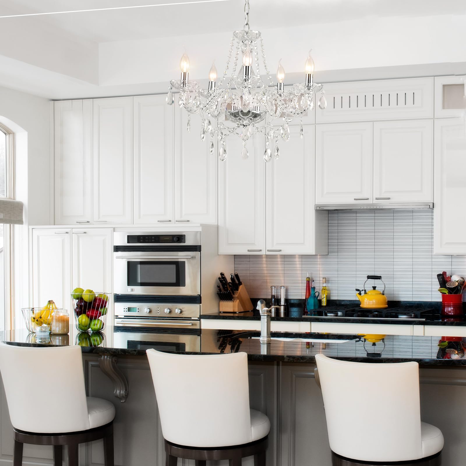 Silva French Crystal Chandelier Living Room Dining Room - Letslighting