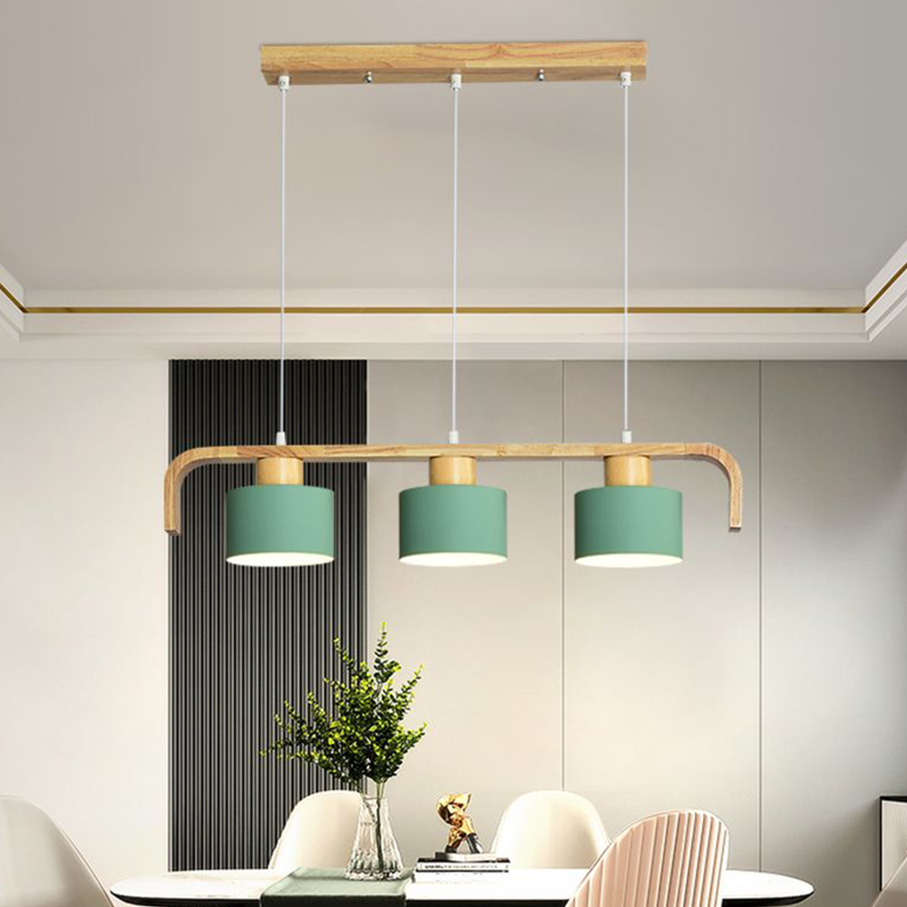 Valentina Pendant Light Cylinder Nordic Bamboo Bedroom