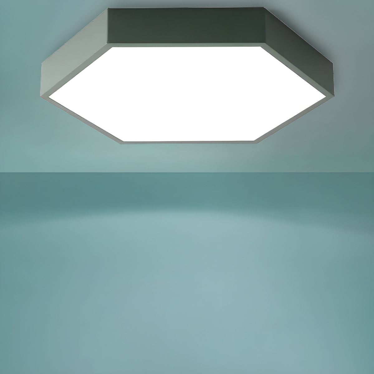 Valentina Modern Hexagon LED Flush Mount Ceiling Light - Letslighting